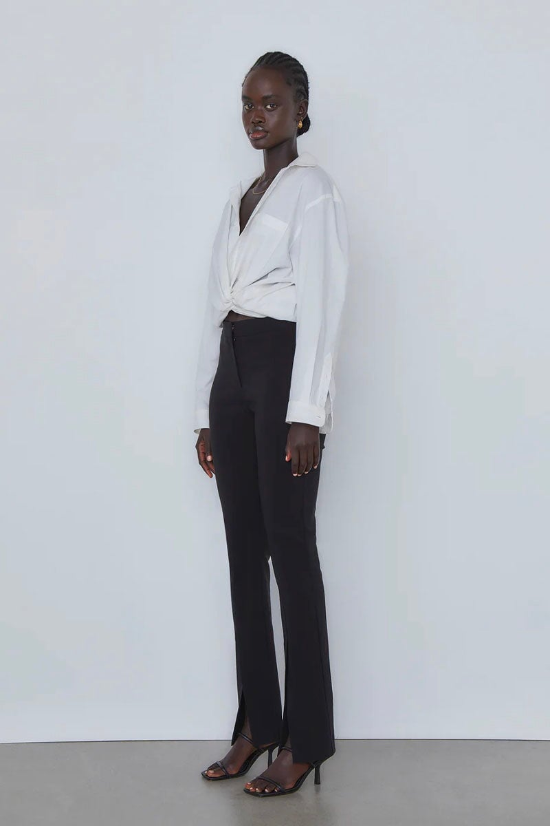 ELK SPLIT PANT-BLACK Pants Viktoria and Woods 