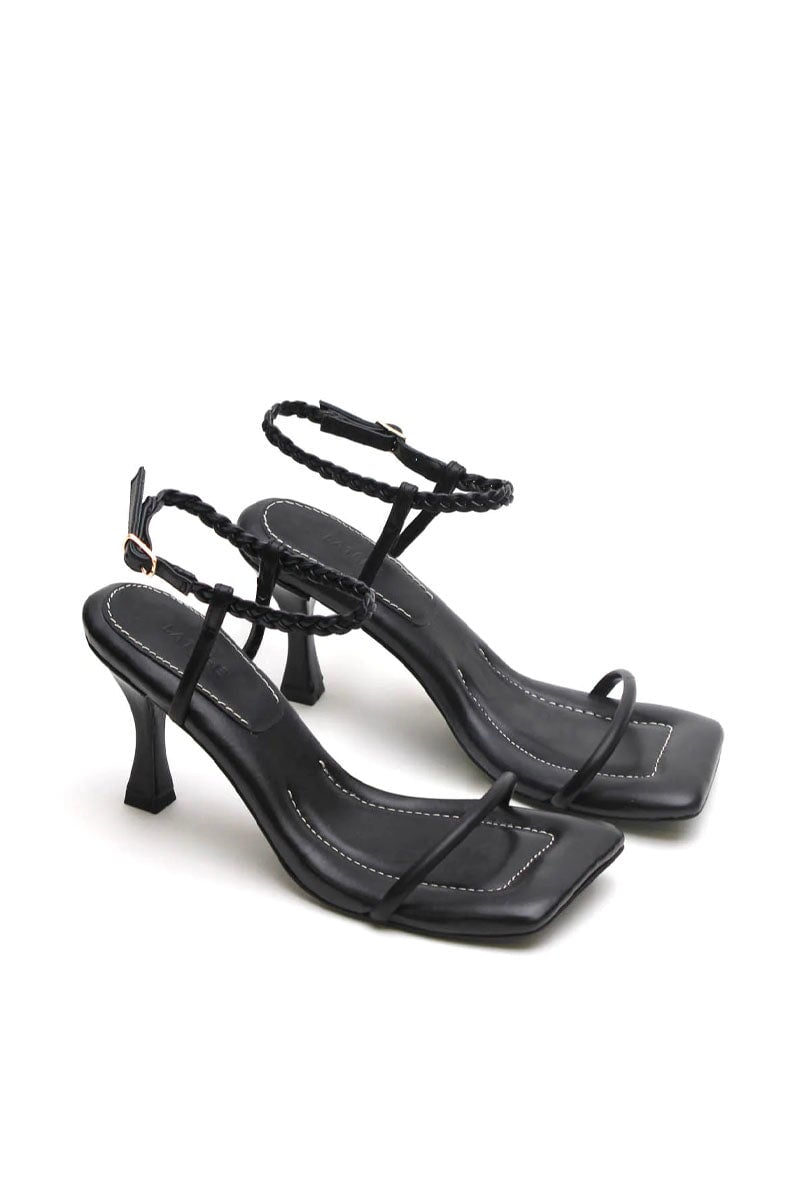 PADDED HEEL-BLACK Shoes LA TRIBE 36 Black 