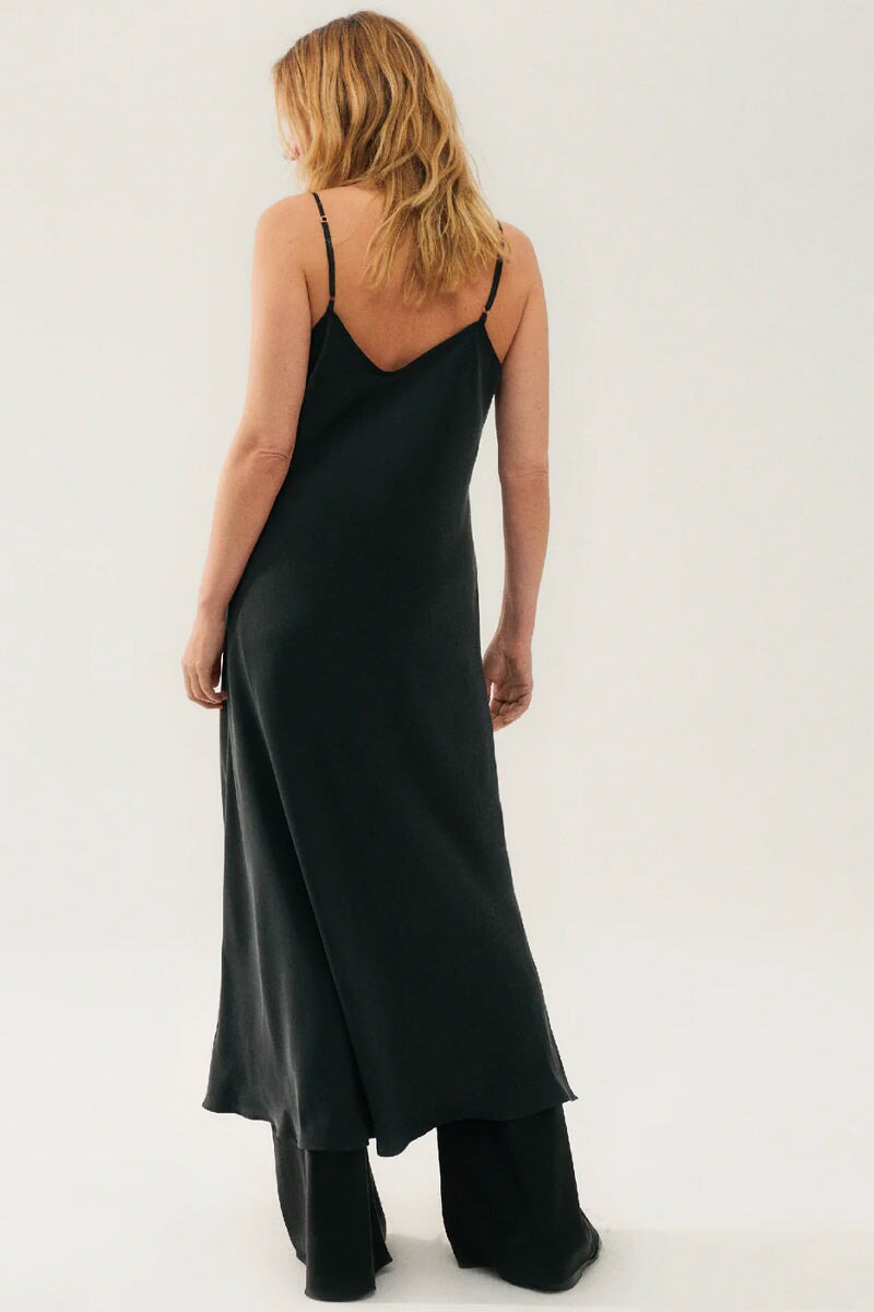 90S SLIP DRESS BLACK Dress Silk Laundry 