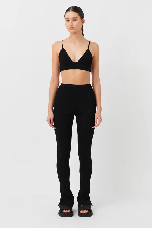 WILLOW KNIT LEGGING-BLACK Active Camilla and Marc 
