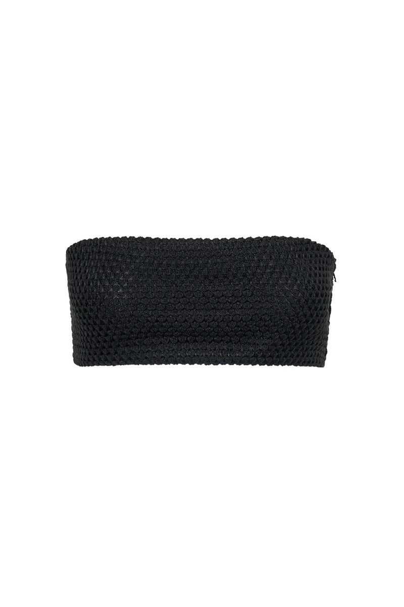 ADRIEN BANDEAU TOP-BLACK Tops Camilla and Marc 6 Black DBLK 