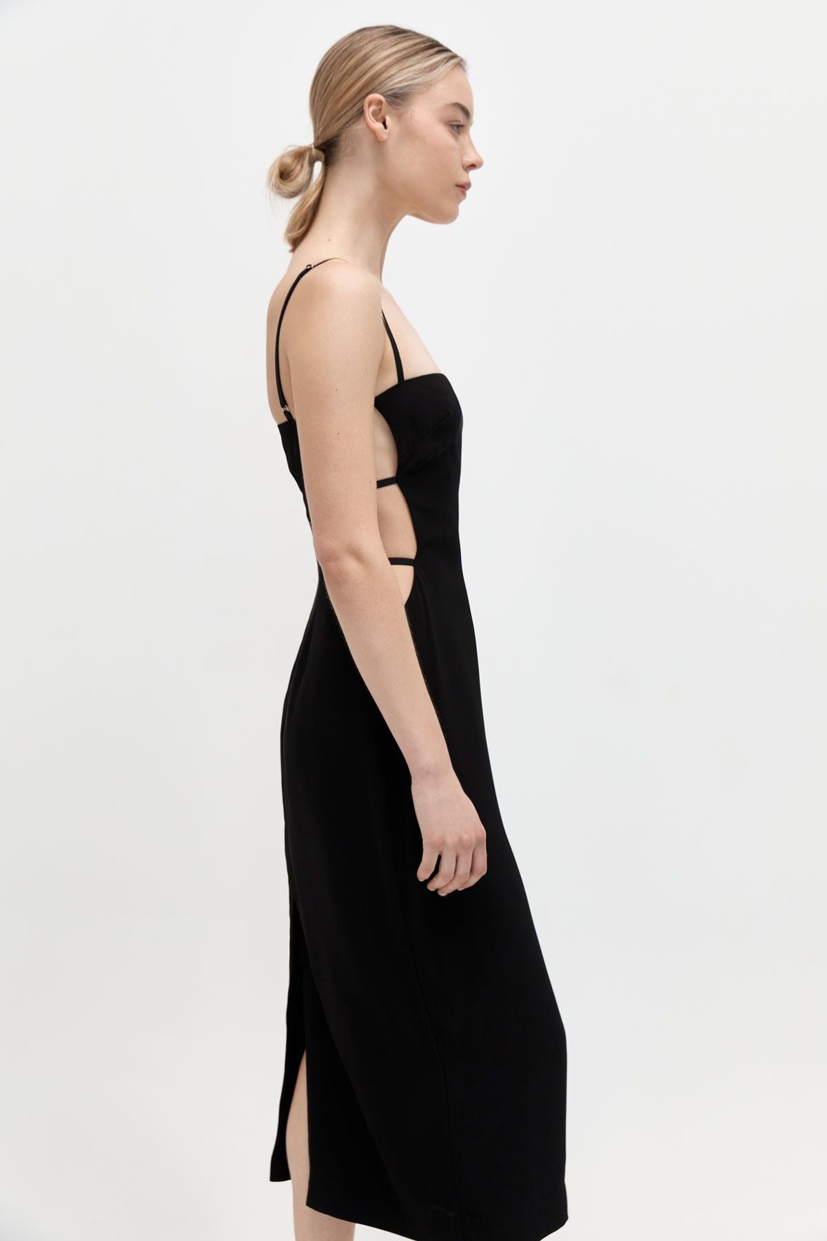URBAIN MIDI DRESS-BLACK Dress ST AGNI 