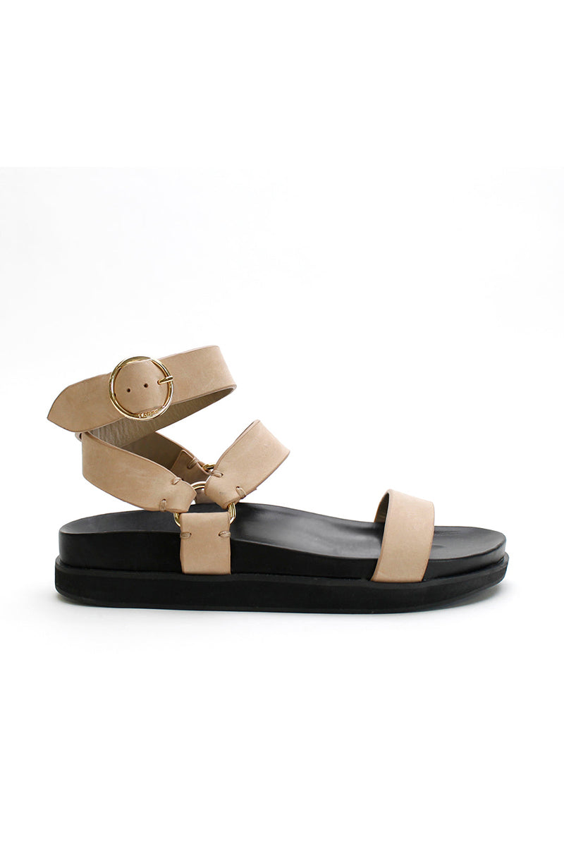 PLATFORM SANDAL Shoes LA TRIBE 36 Taupe 