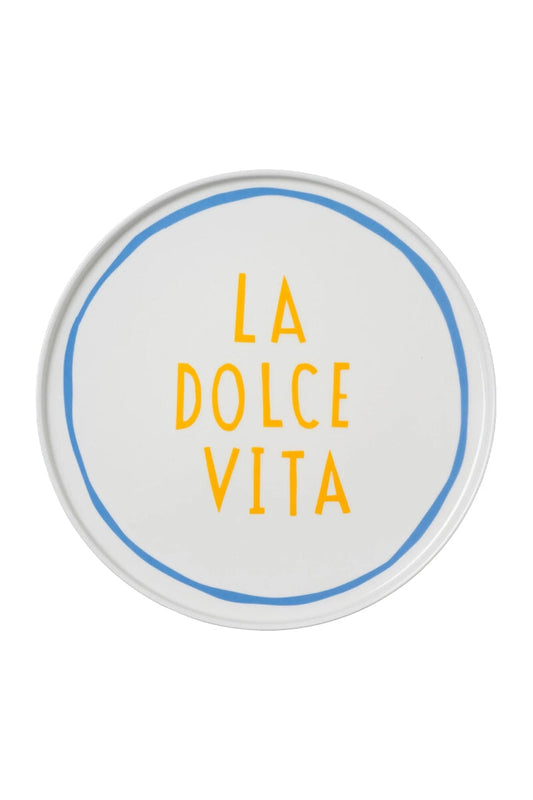 La Dolce Vita Plate Home In The Round House UNI Multi Colour 