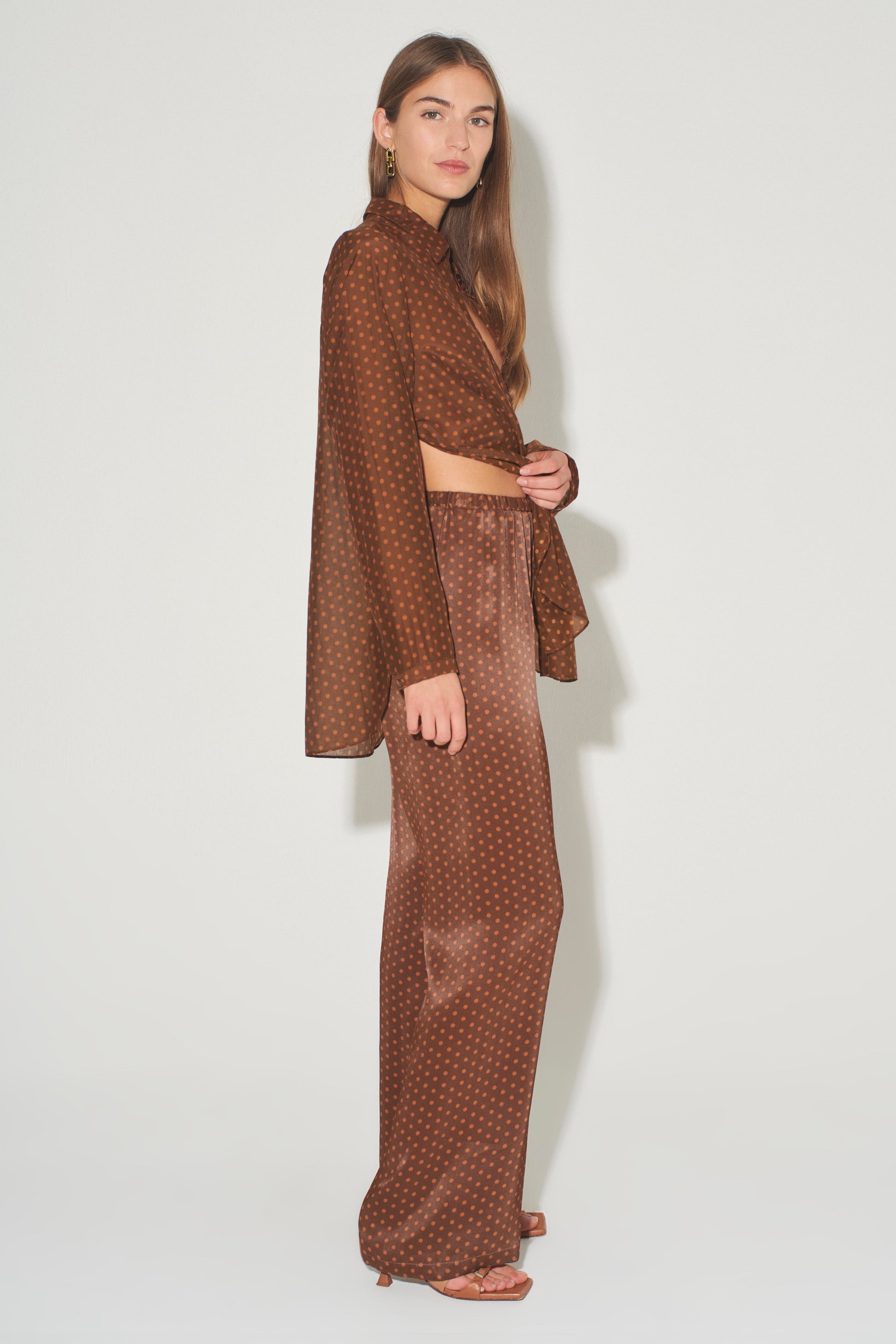 ALIDA RELAXED PANT-BRONZE SPOT Pants HANSEN AND GRETEL XXS Bronze Spot 